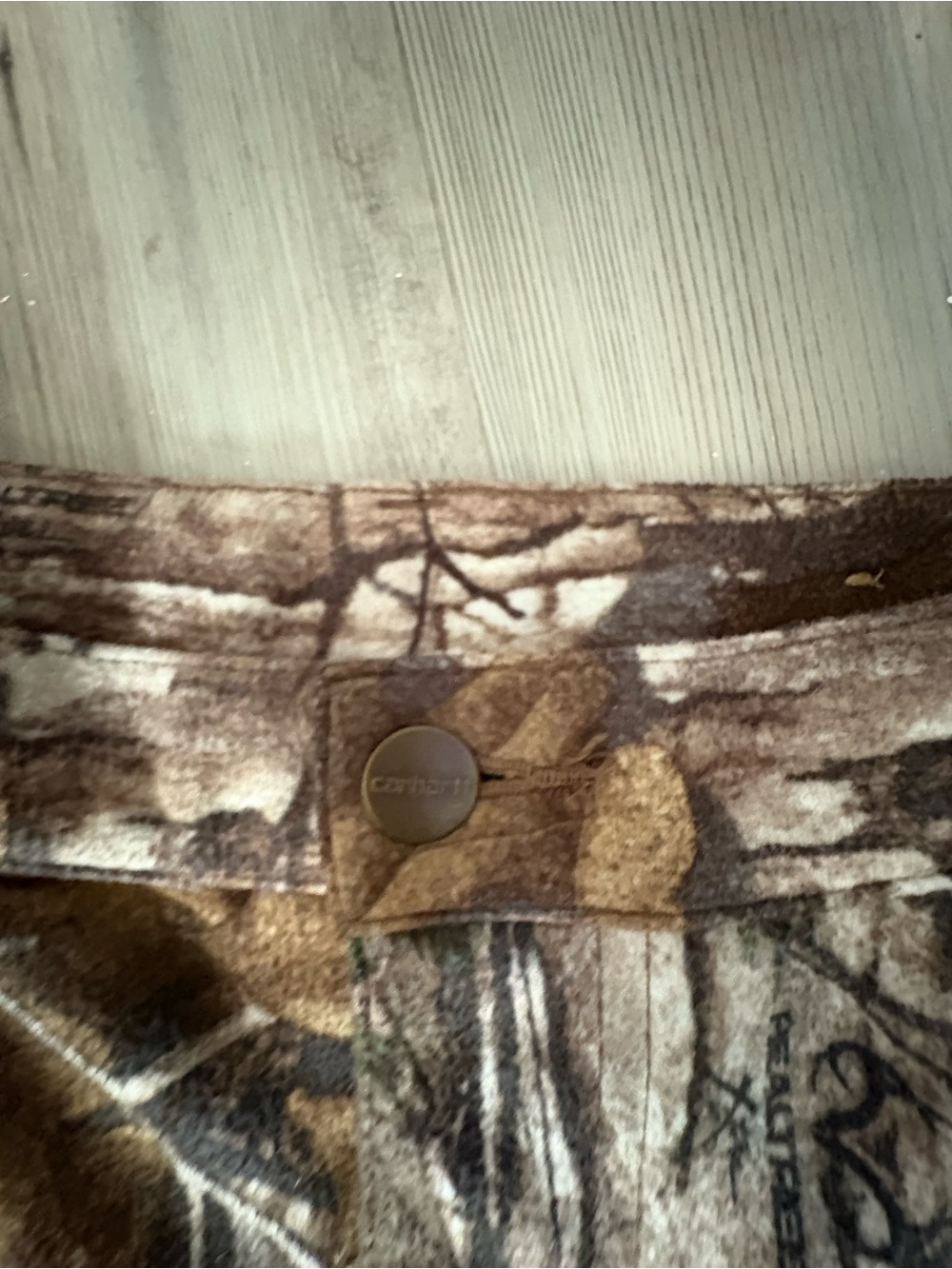 Carhartt Youth size 12 Camouflage Pants in Brown, Tan and Green - Picture 2 of 5